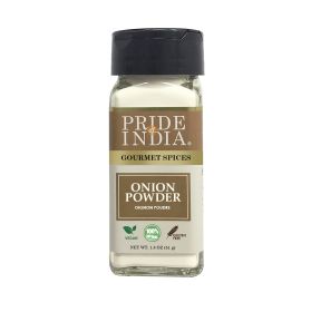 Pride of India – Onion Fine Ground – Gourmet Spice for Cooking – Pantry Essential – Adds Flavor to Sauces/Dips/Rubs/Marinades – Easy to Use – 3.1 oz. (size: 3.1 oz)